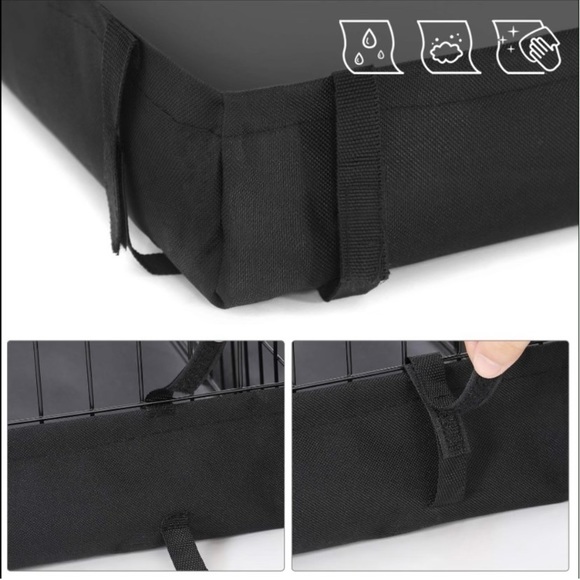 I’m selling a black SONGMICS Guinea pig Playpen, Small Animal Cage, Exercise Pen - Picture 2 of 3